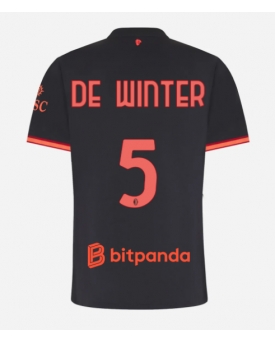 AC Milan Koni De Winter #5 Maglia Gara Terza Repliche 2026-27 Donna Maniche Corte AC Milan Koni De Winter #5 Maglia Gara Terza Repliche 2026-27 Donna Maniche Corte